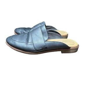 Sperry Top Sider Women’s‎ Size 8 Wayport Mule Black Leather Slip On Shoes #S61-5